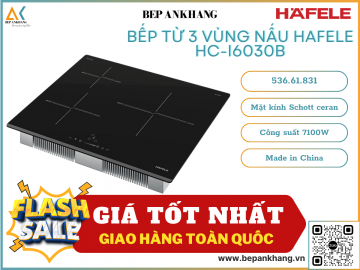 Bếp từ 3 vùng nấu Hafele HC-I6030B 536.61.831